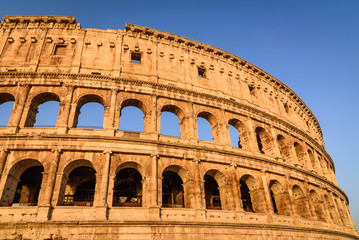Fototapeta premium Colosseum, Flavian Amphitheatre in Rome, Italy