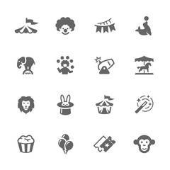 Simple Circus Icons