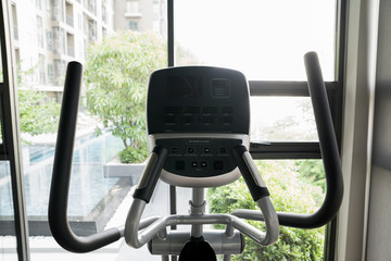 Modern gym interior with equipment