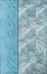 marble tile wall texture in blue and gray color for interior