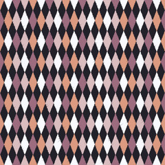 Seamless decorative vector background with rhombuses. Print. Cloth design, wallpaper.
