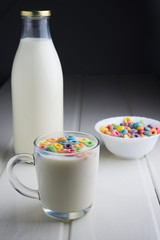 milk and cereals