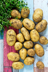 New Potatoes with thyme