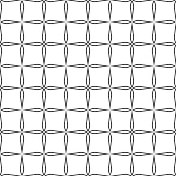 Vector modern seamless geometry pattern squares, black and white abstract geometric background, subtle pillow print, monochrome retro texture, hipster fashion design