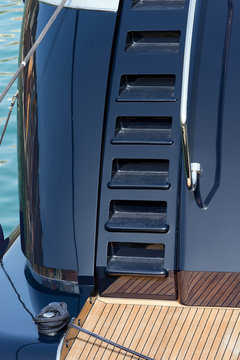 Luxury Yacht in the Harbor - Portovenere
