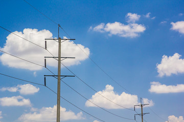 Obraz premium Electricity post