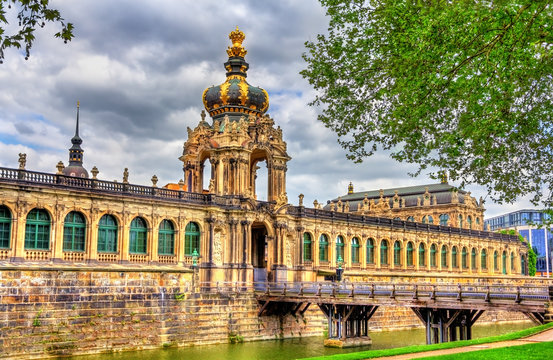 Kronentor or Crown Gate of Zwinger Palace in Dresden