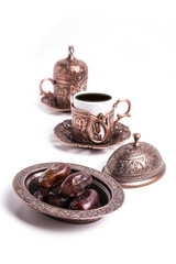 Dates and Turkish Coffee Cups