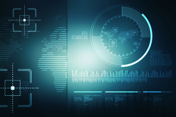 Fototapeta premium Stock market online business concept. business Graph 