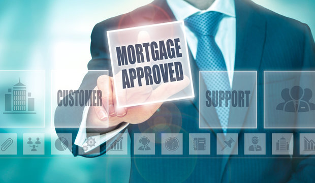 Business Mortgage Approved Concept