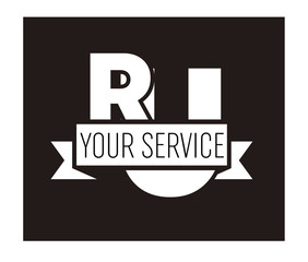 RU Initial Logo for your startup venture