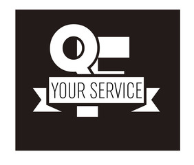 QF Initial Logo for your startup venture