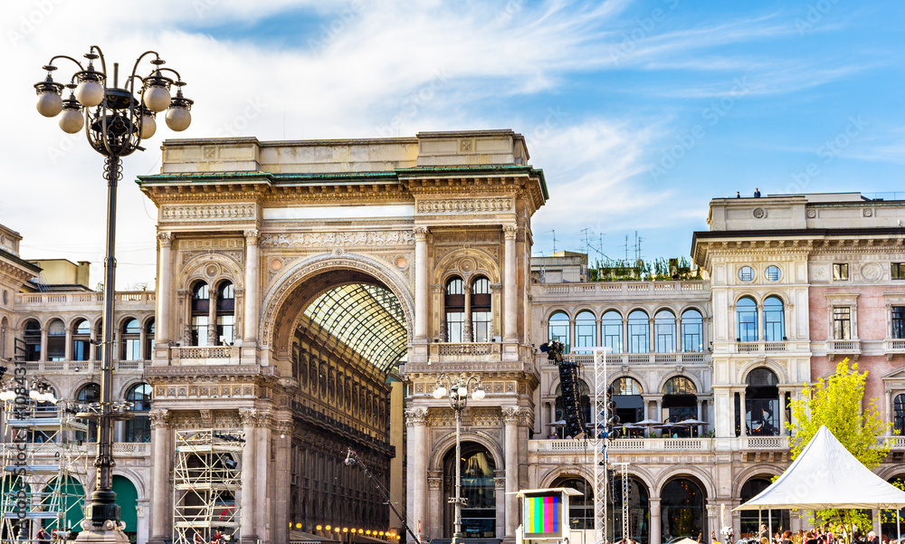 Poster galleria vittorio emanuele ii in milan