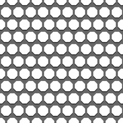 Geometric fine abstract background. Seamless modern black and white pattern