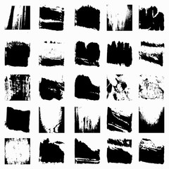 Set of monochrome grunge texture beautiful collection