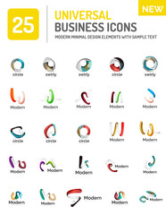 Abstract business icons