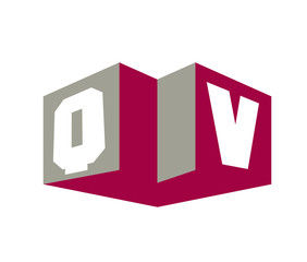 QV Initial Logo for your startup venture