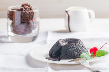 Hot chocolate pudding