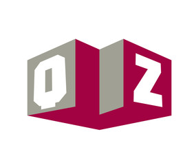 Fototapeta premium QZ Initial Logo for your startup venture