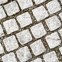 Cobblestone road
