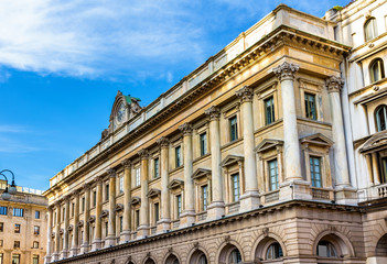 Fototapeta na wymiar Buildings in the historic centre of Milan