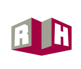RH Initial Logo for your startup venture