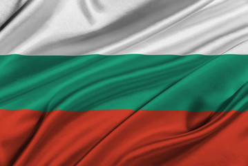 Obraz premium Flag of Bulgaria.