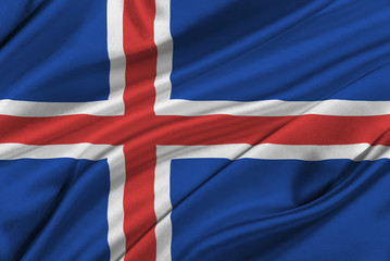 Flag of Iceland.