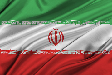 Fototapeta premium Flag of Iran.