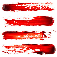 Set of bloodstain