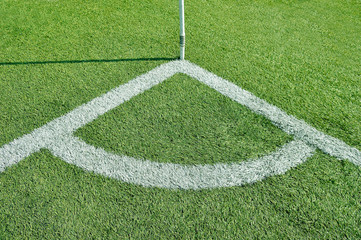 Obraz premium corner of the soccer