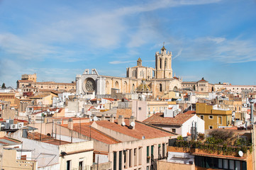 Fototapeta na wymiar old town Tarragona