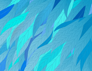 background-leaves. vector illustration.