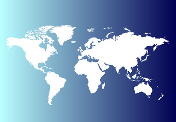 Obraz na płótnie Canvas World map countries colorful. Vector illustration.