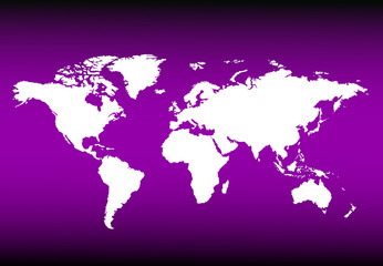 Fototapeta na wymiar World map countries colorful. Vector illustration.