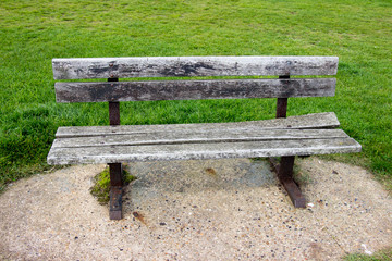 Wooden bench