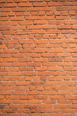 Red brick wall texture background