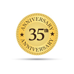 35 years anniversary logo