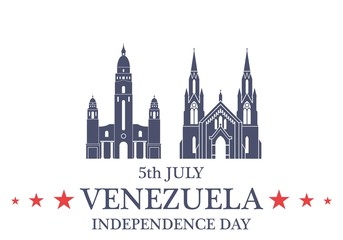 Obraz na płótnie Canvas Independence Day. Venezuela