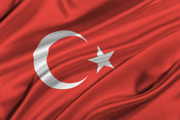 Flag of Turkey.