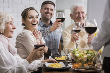 Cheers! For us all!