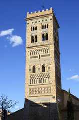 Obraz premium Teruel torre mudejar de San Martín