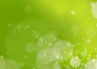 abstract green background. Natural background with lens flare.