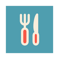 Fork and Knife vector icon