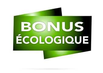 Naklejka premium Bonus écologique étiquette