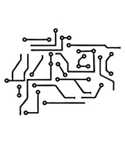 circuitry lines microchip disk pattern cool lines