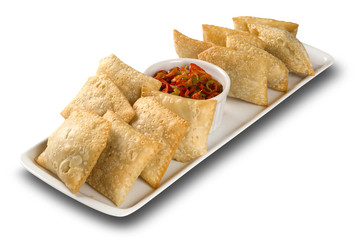 Codfish pastry with pepper