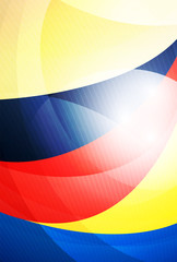 Modern curve stripes template