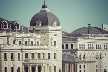 Traditional architecture in Skopje, Macedonia