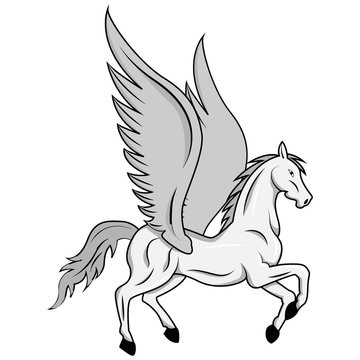 white Pegasus 
